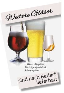 Bierglas Bierkrug Schnapsglas Whiskeyschwenker mit Logo bedrucken gravieren Gravur