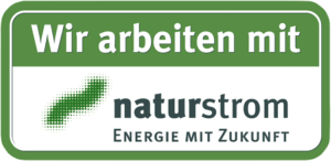 Wir arbeiten mit Naturstrom